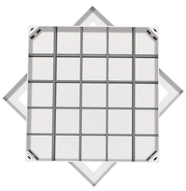 翁田镇不锈钢方井展示